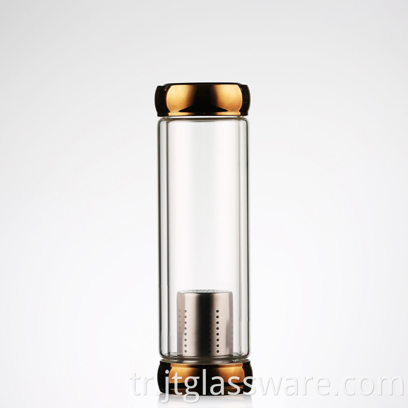 Glass Bottle Tea Tumbler